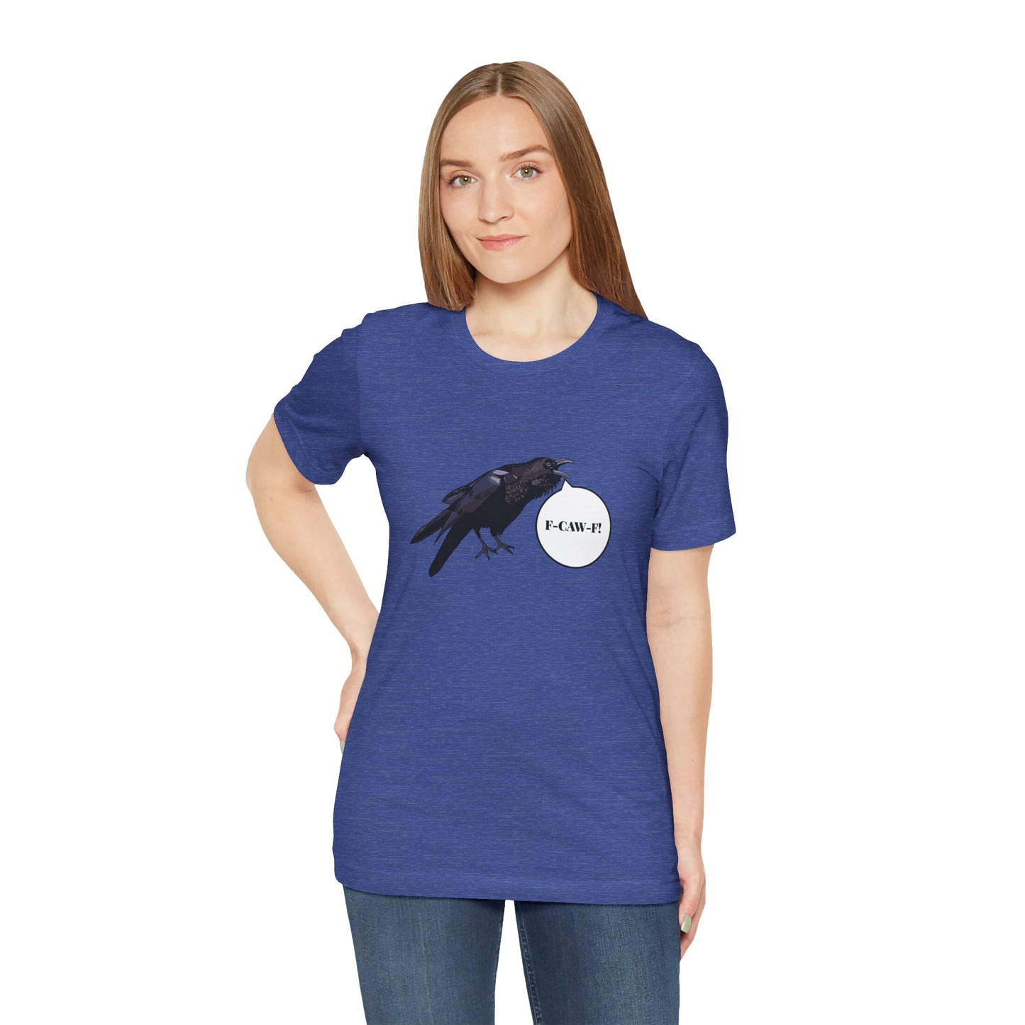 Raven “F-CAWF” Unisex Jersey Short Sleeve Tee