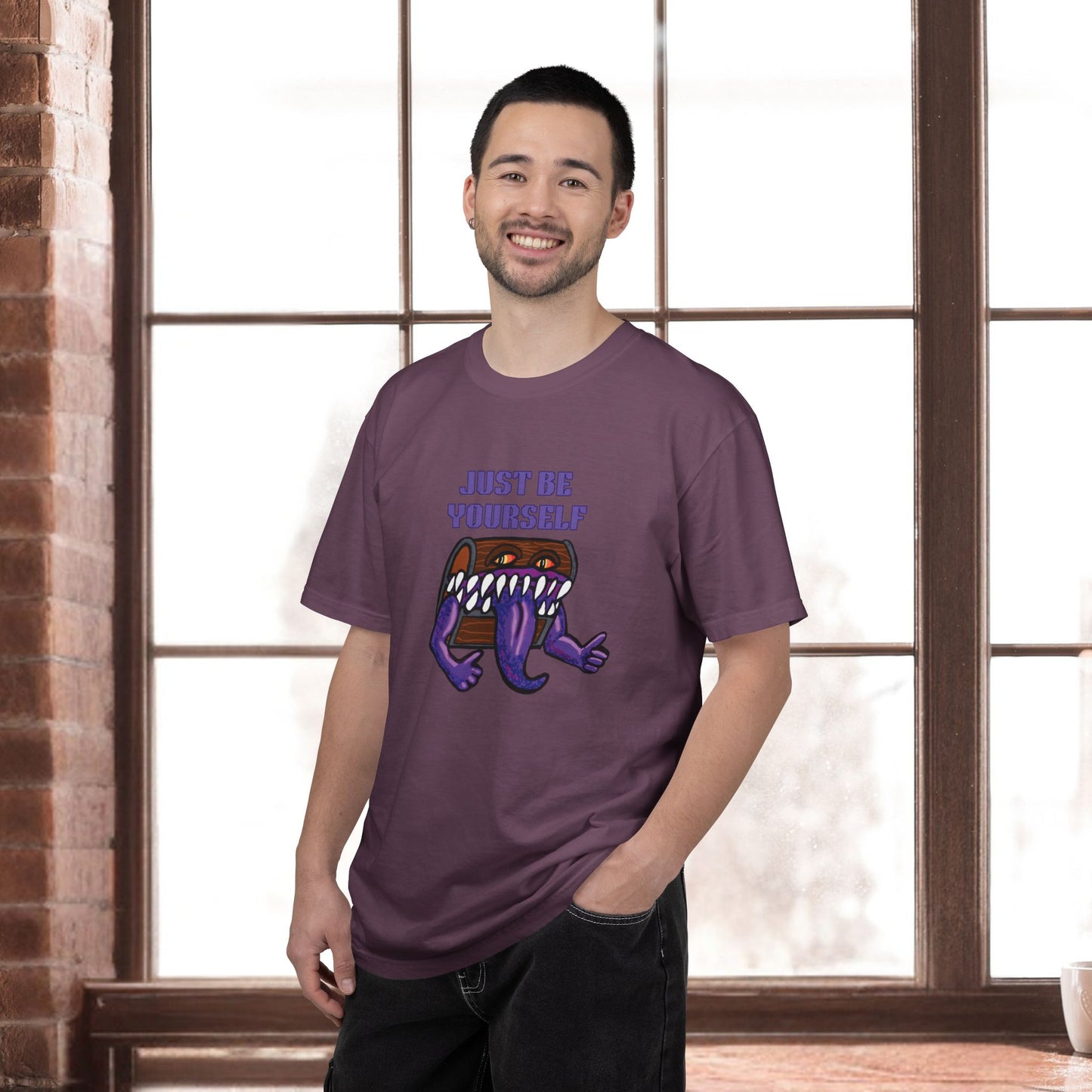 Just Be Yourself Mimic Unisex Garment-Dyed T-shirt D&D Inspired