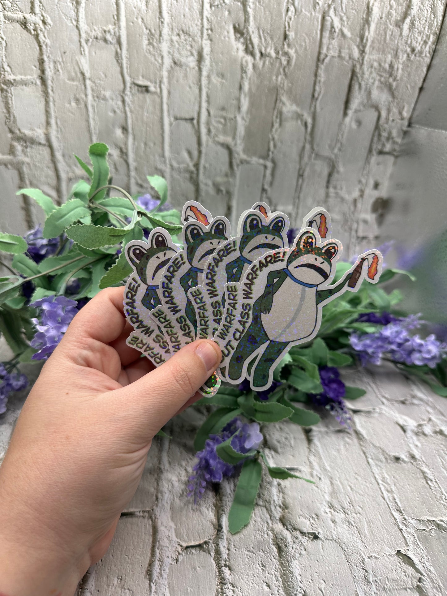 No Warfare Portland Frog Sticker