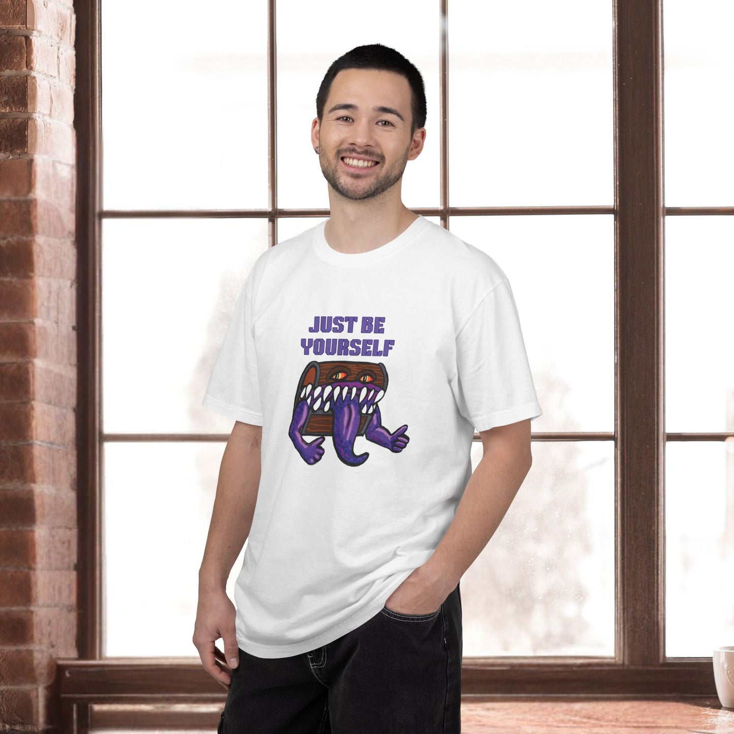 Just Be Yourself Mimic Unisex Garment-Dyed T-shirt D&D Inspired