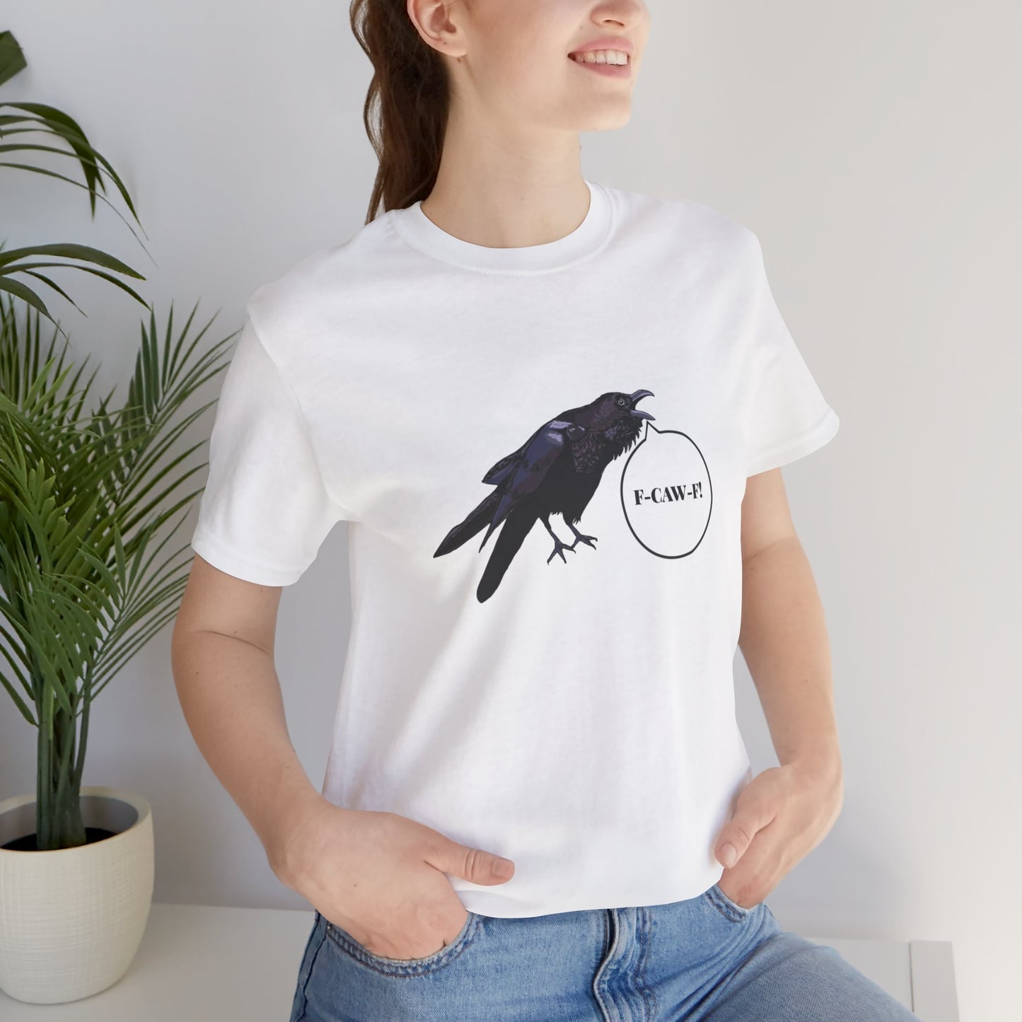 Raven “F-CAWF” Unisex Jersey Short Sleeve Tee