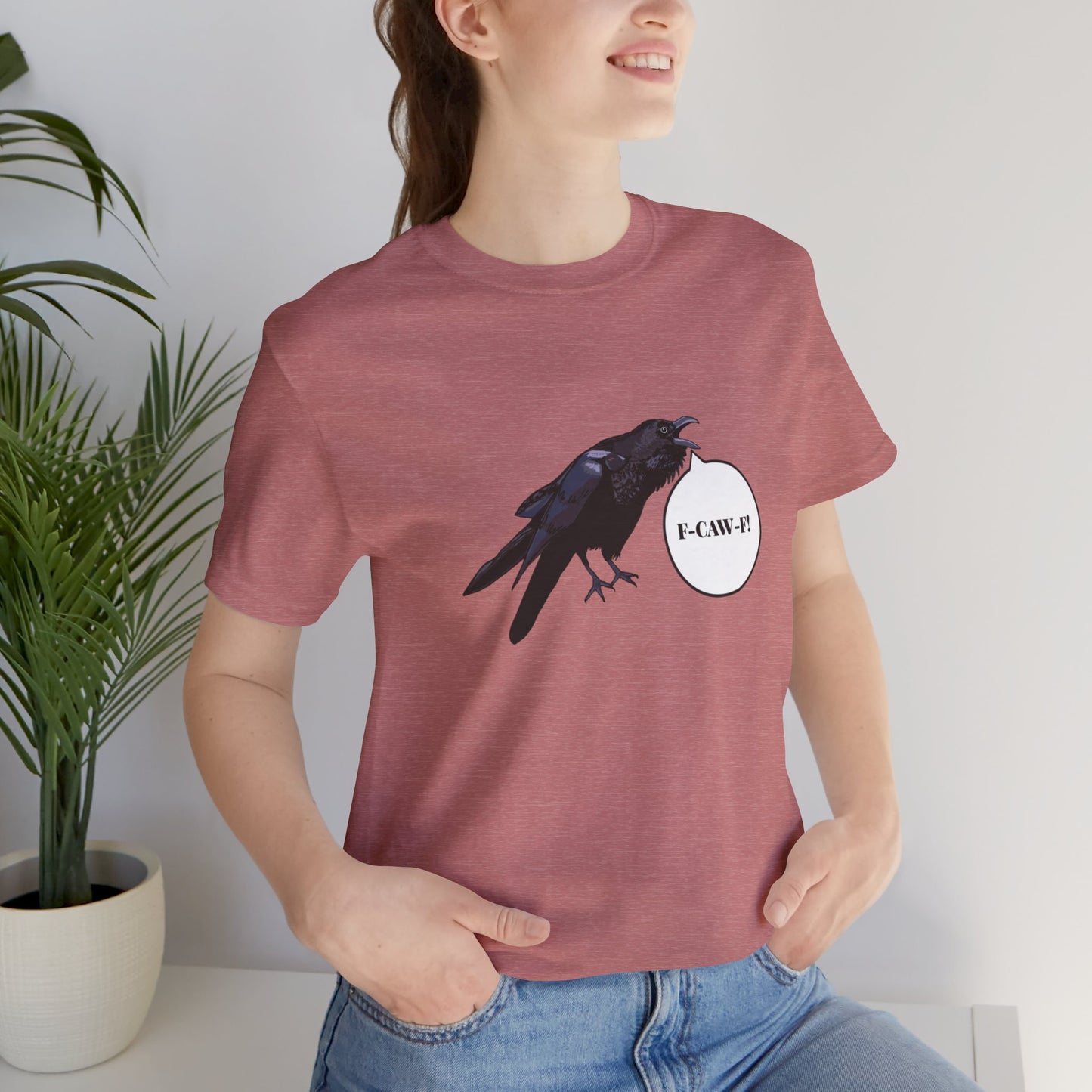 Raven “F-CAWF” Unisex Jersey Short Sleeve Tee