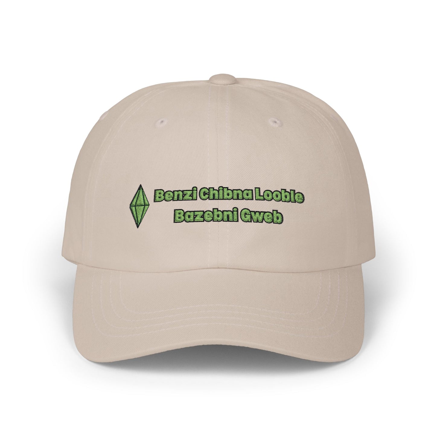 Simlish Phrase Classic Cap | "Nothing is Impossible if you Believe" in Simlish Hat