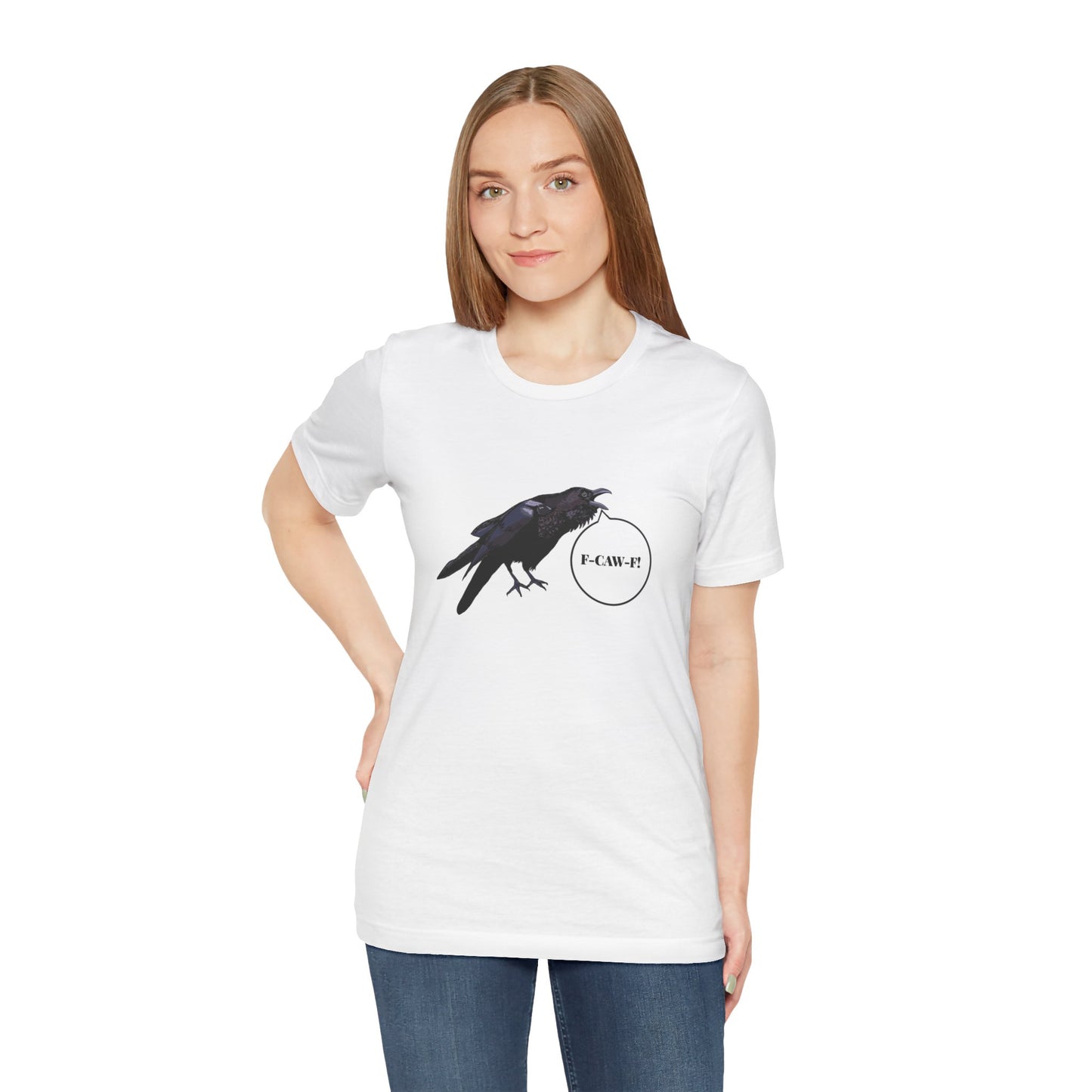 Raven “F-CAWF” Unisex Jersey Short Sleeve Tee