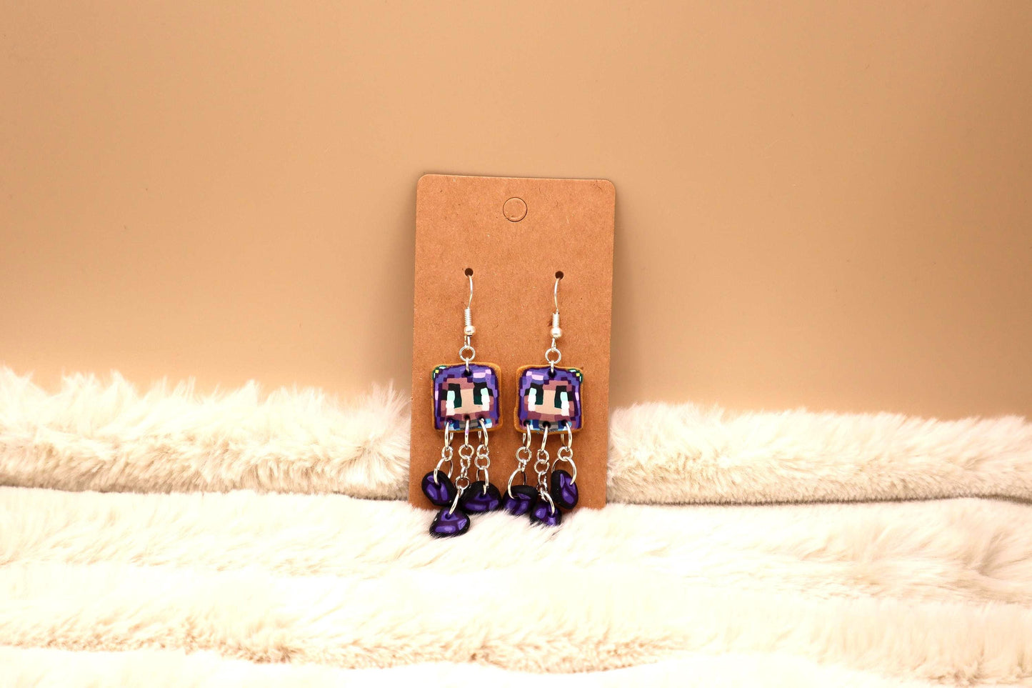 Stardew Abigail’s Amethyst Hoard Dangle Earrings