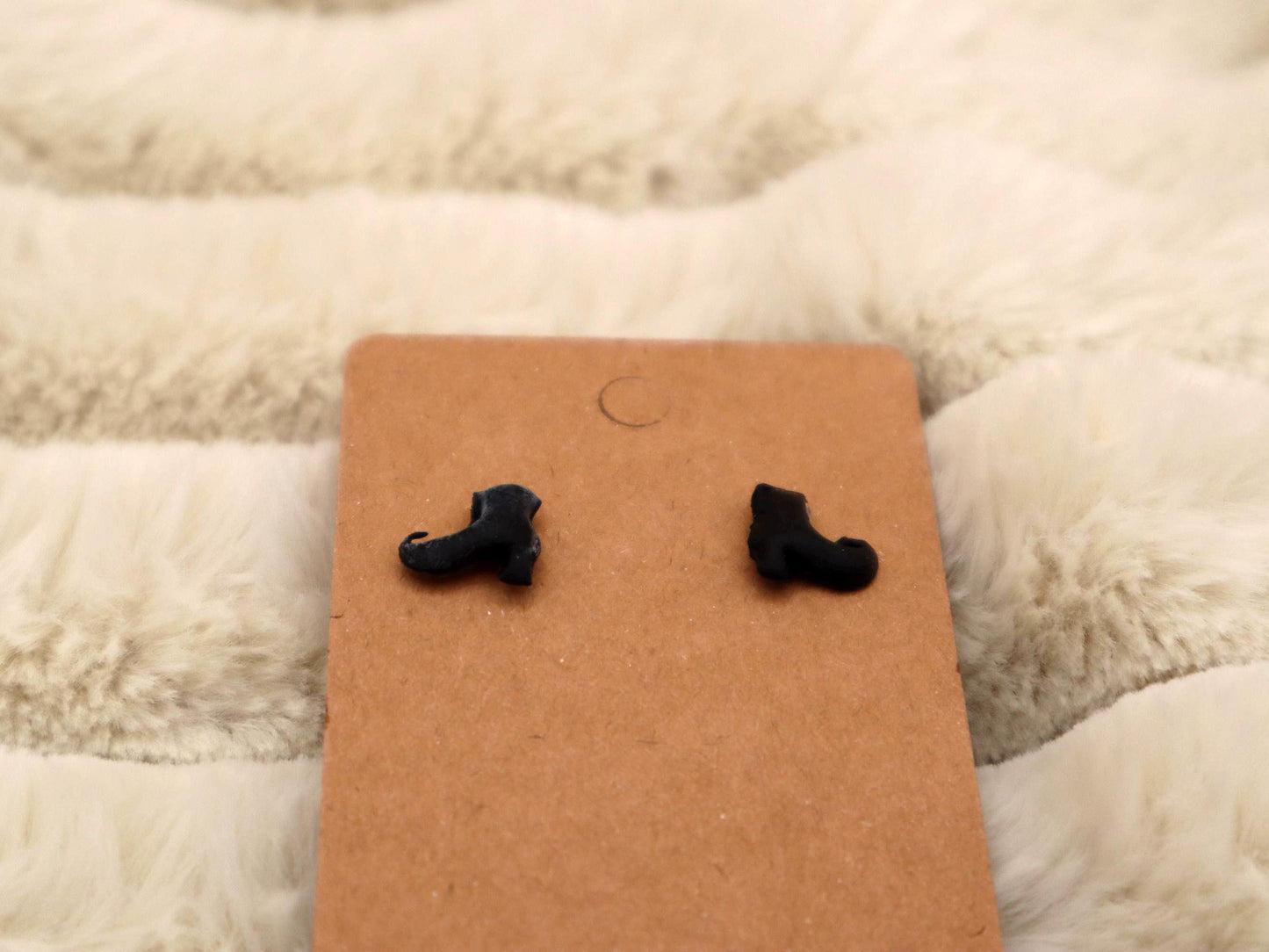 Witch’s Shoes Stud Earrings