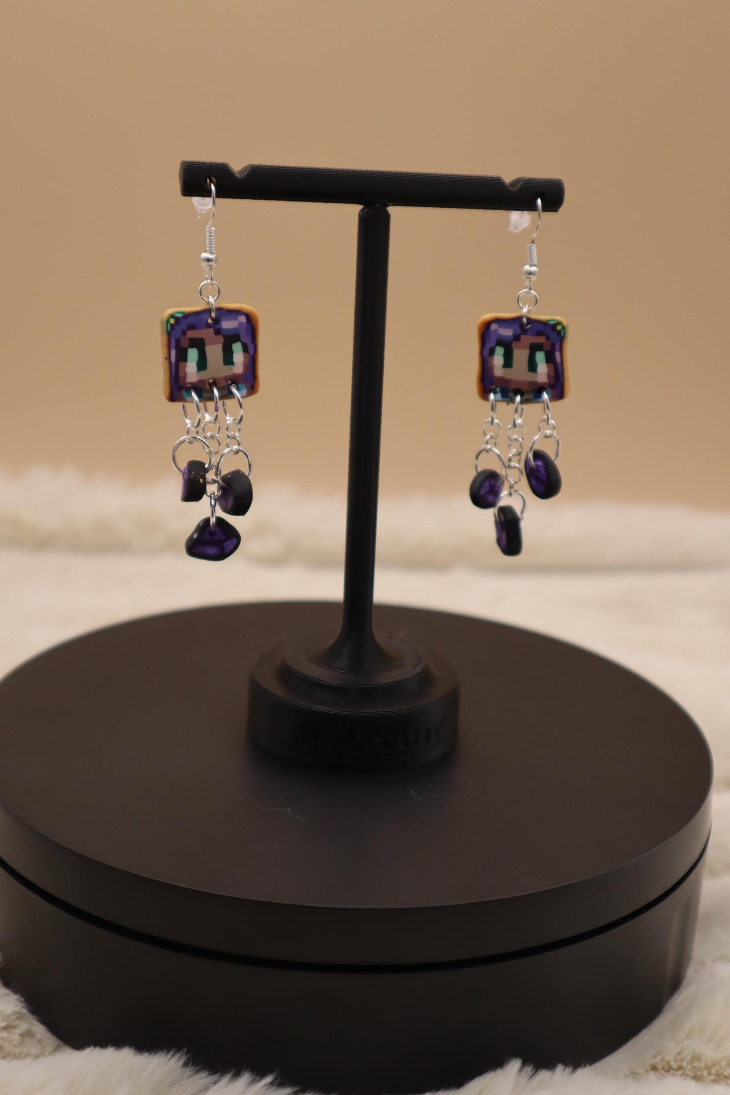 Stardew Abigail’s Amethyst Hoard Dangle Earrings