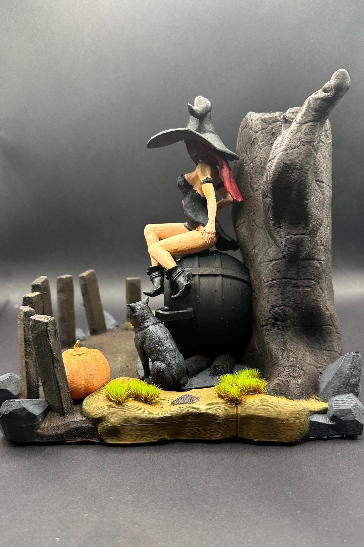 Forest Witch Dice Tower - Free Resin Dice Set Included! (dice colors vary)