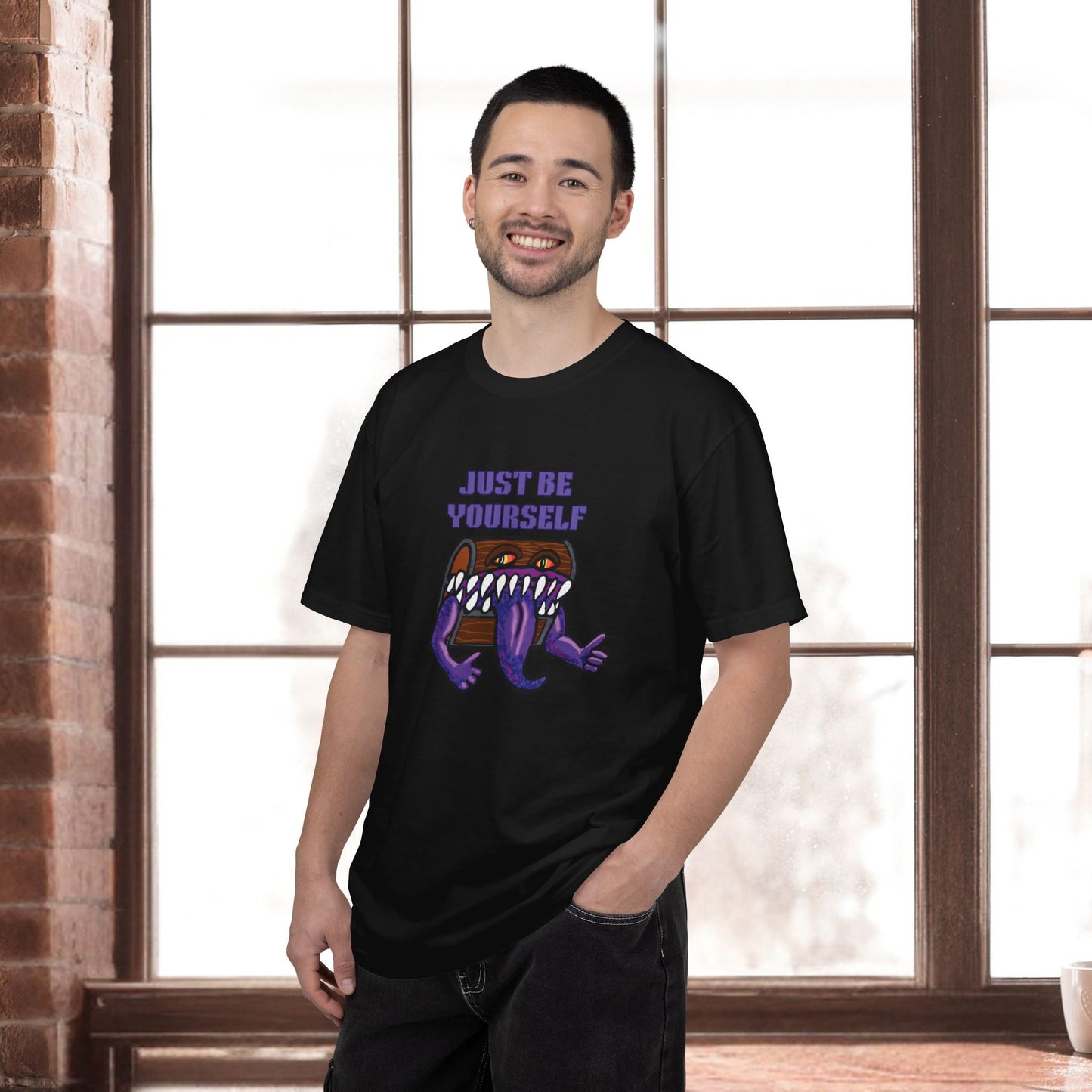 Just Be Yourself Mimic Unisex Garment-Dyed T-shirt D&D Inspired