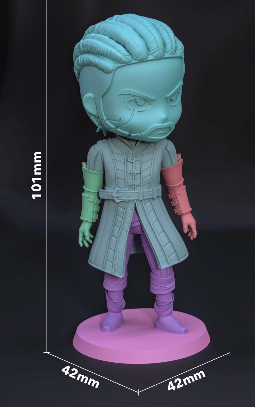 Baldur's Gate 3 Assembled Wyll Statuette 101mm