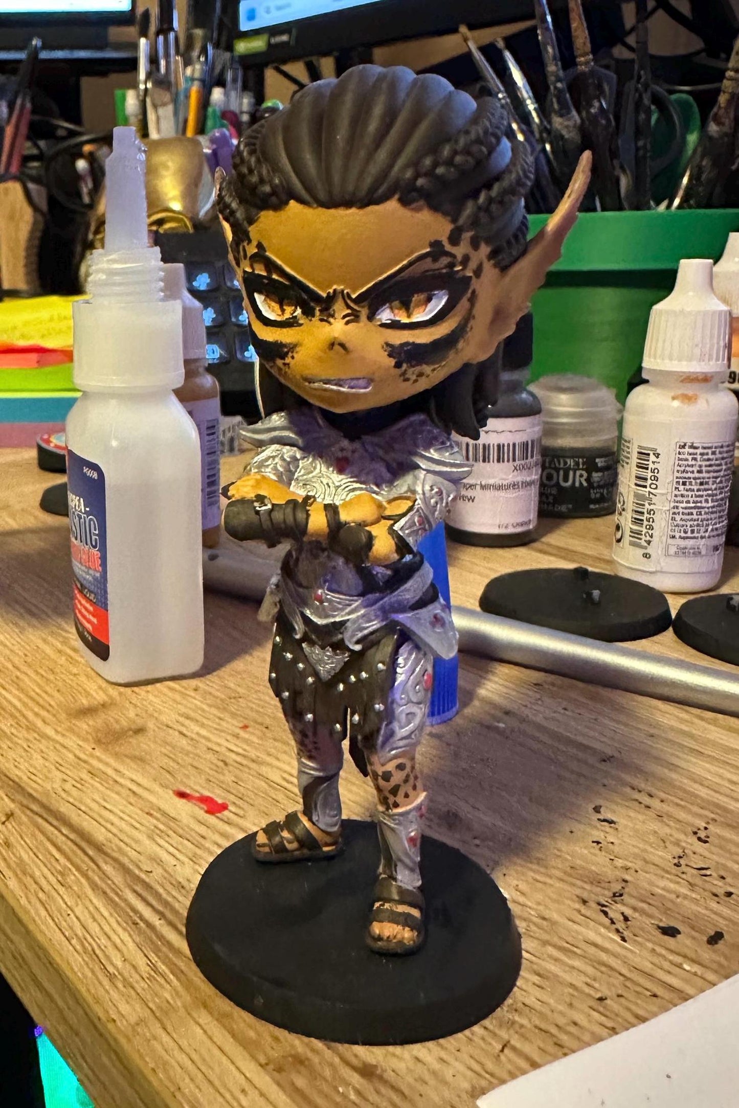 Baldur's Gate 3 Assembled Laezel Statuette 102mm