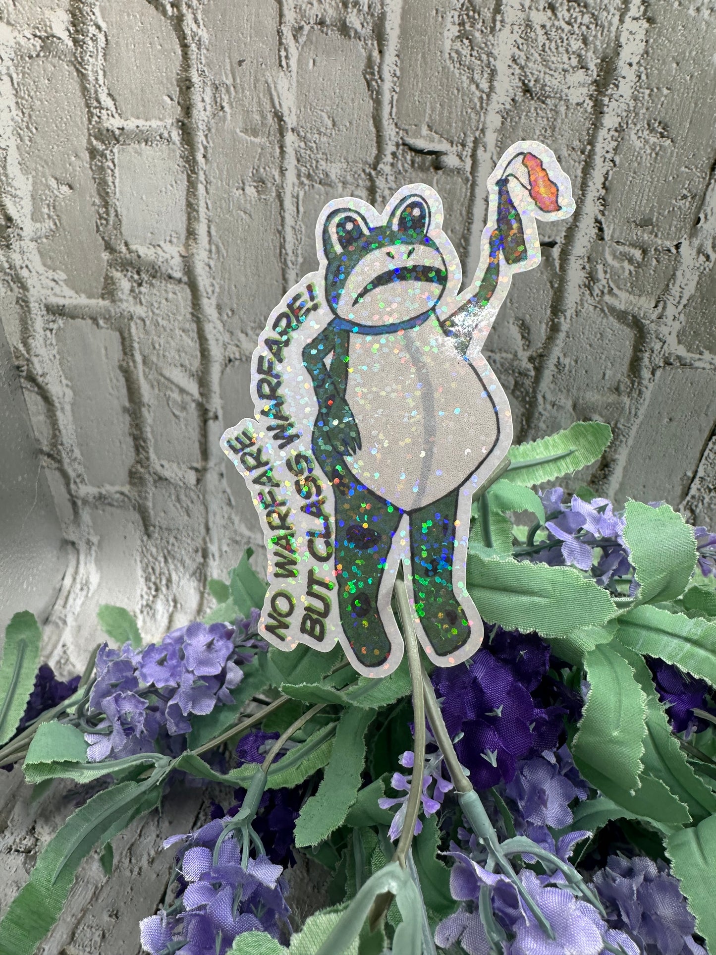 No Warfare Portland Frog Sticker