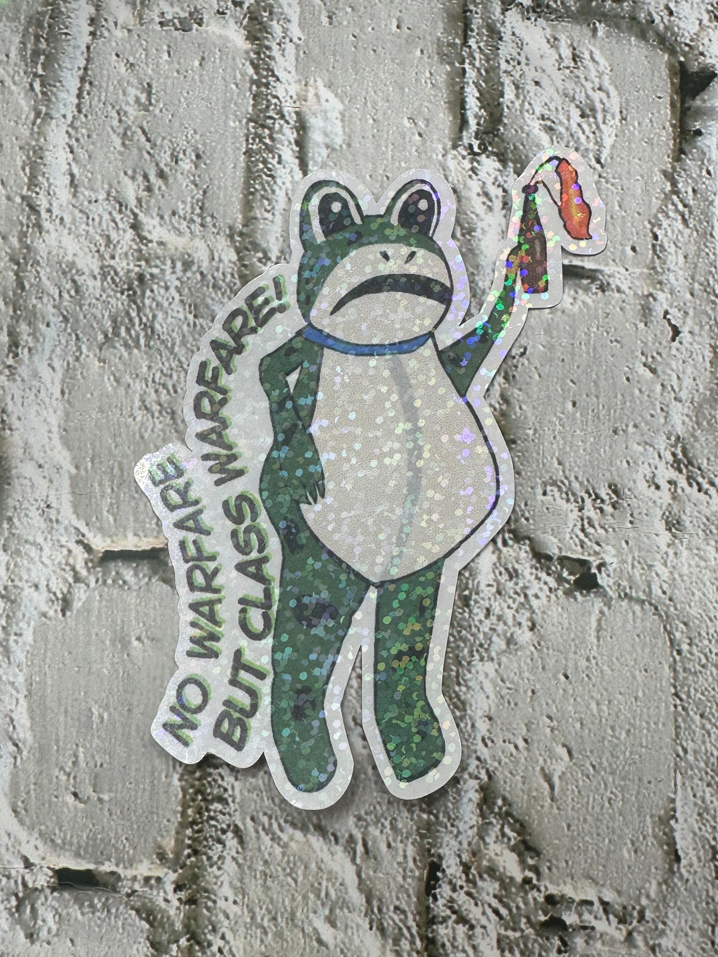No Warfare Portland Frog Sticker