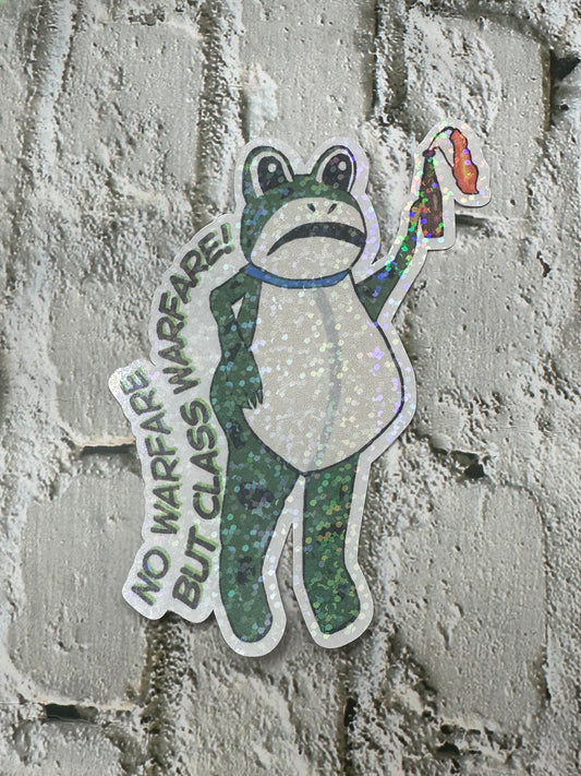 No Warfare Portland Frog Sticker