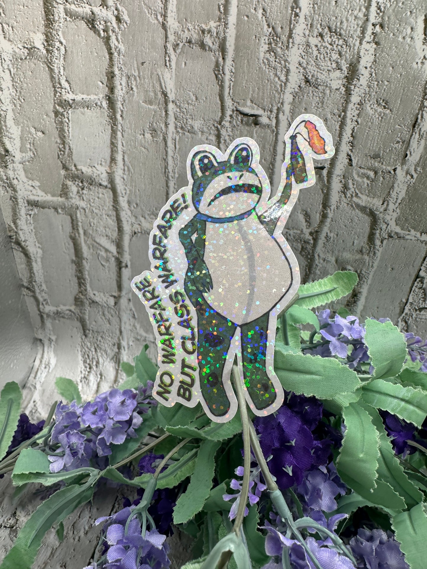 No Warfare Portland Frog Sticker