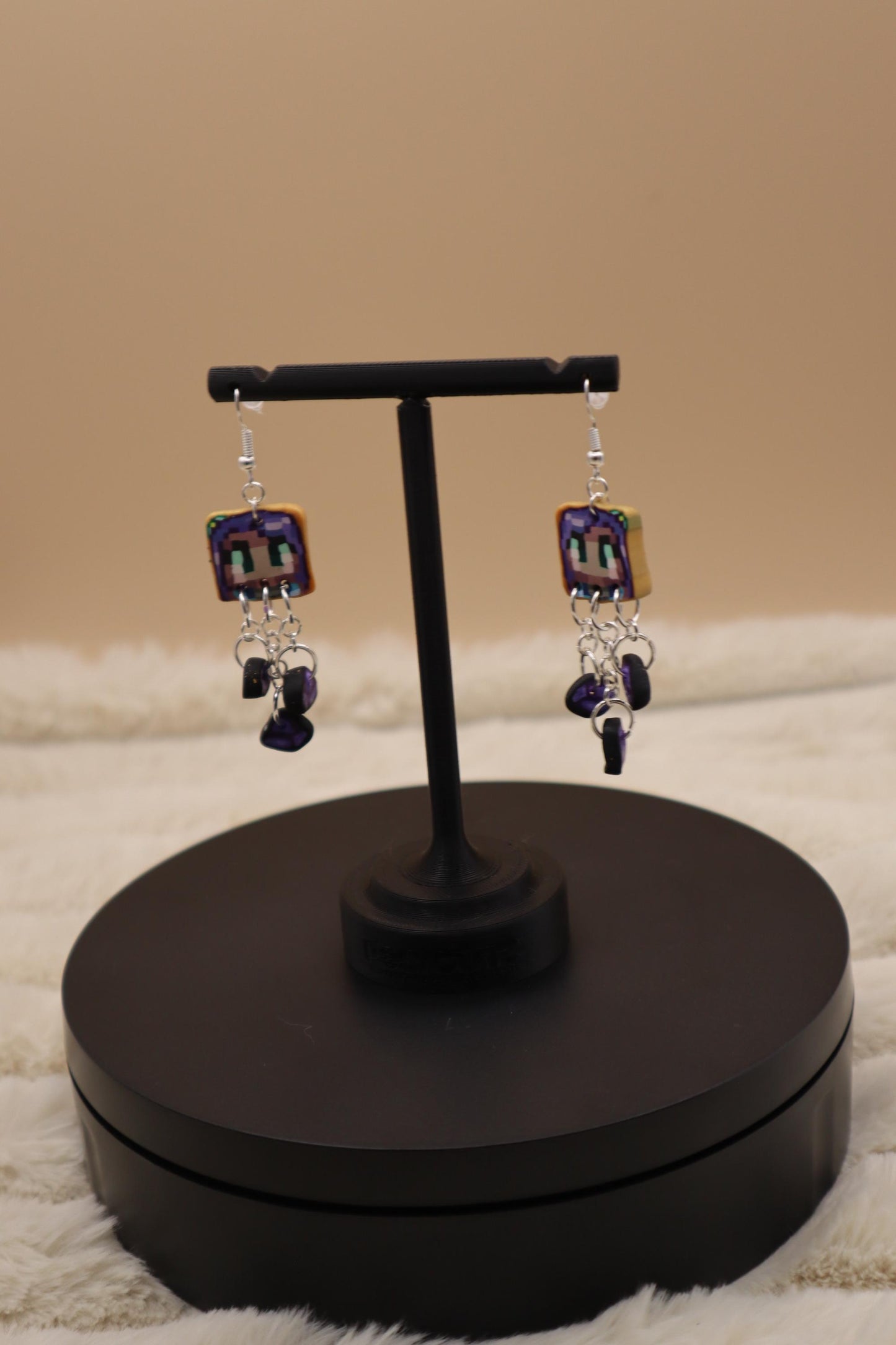 Stardew Abigail’s Amethyst Hoard Dangle Earrings