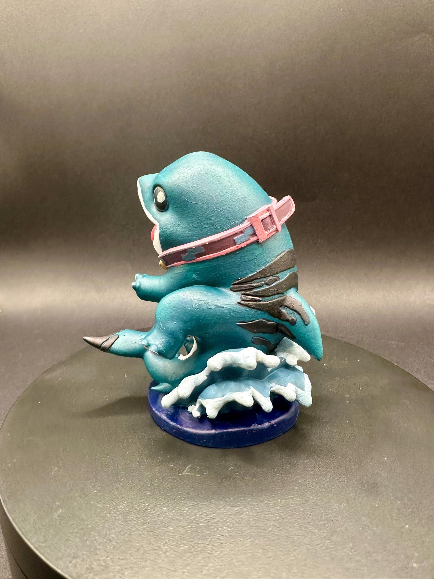 Assembled Jeff the Shark Statue 3.3in Tall
