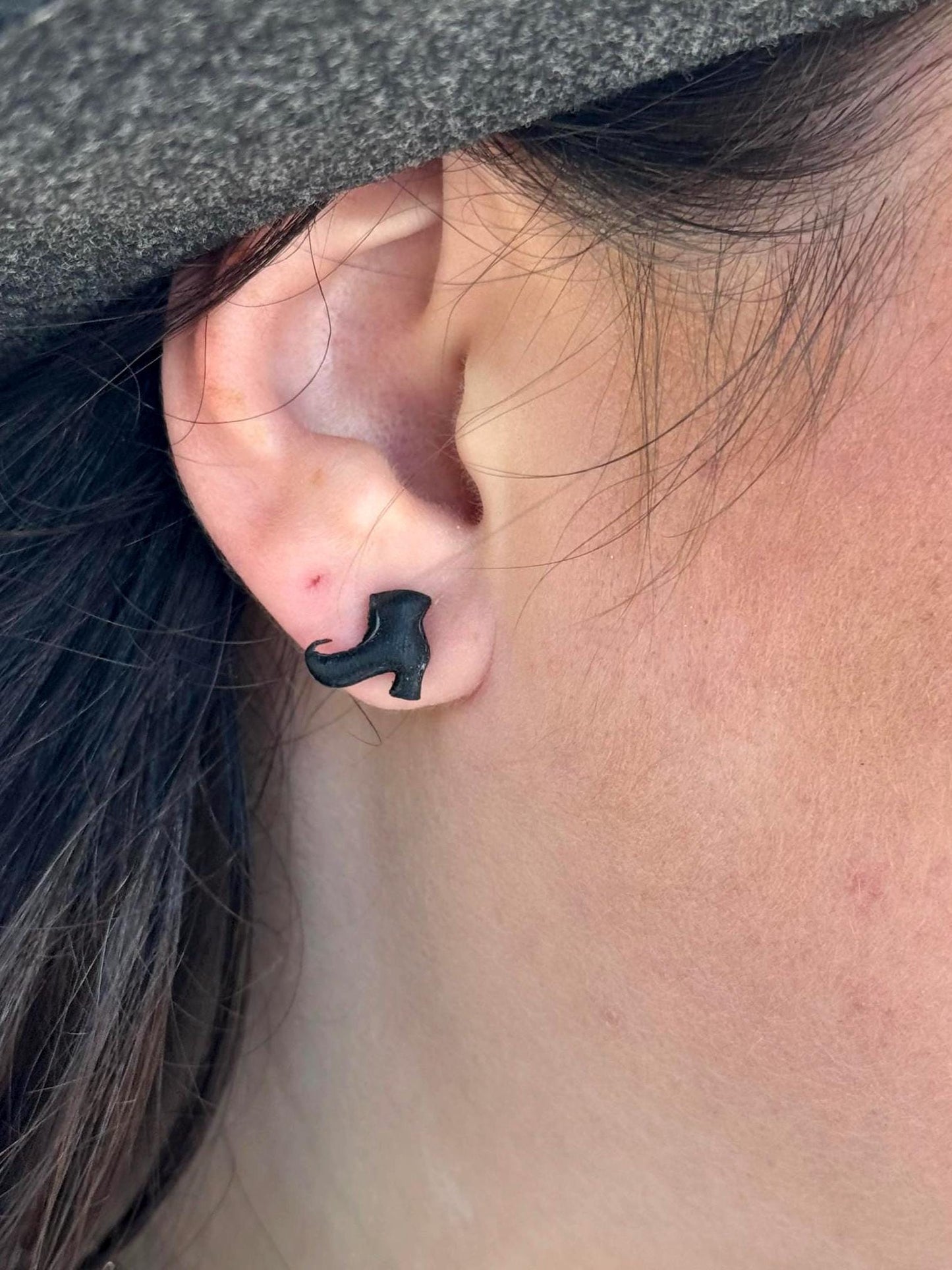 Witch’s Shoes Stud Earrings