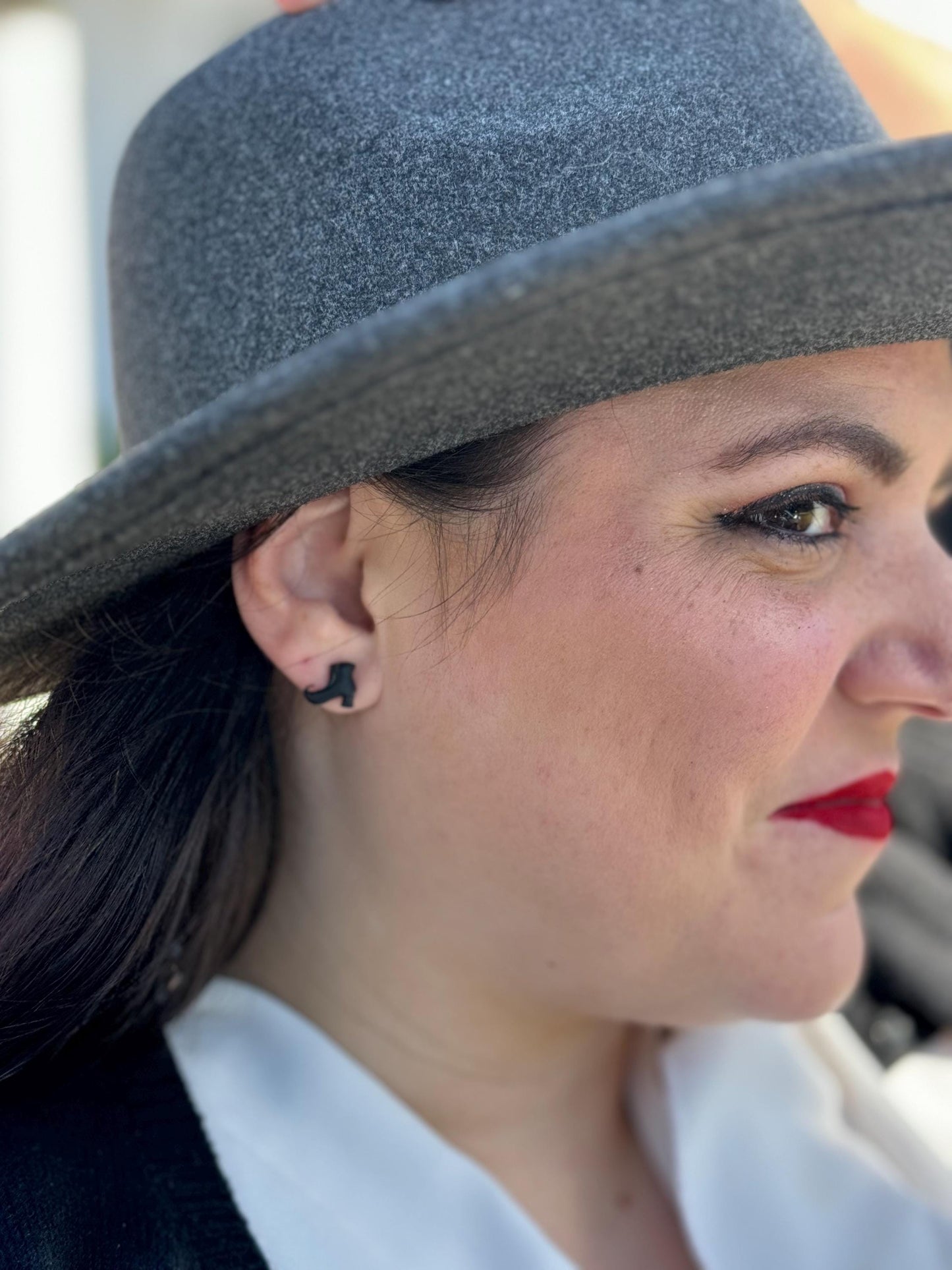 Witch’s Shoes Stud Earrings