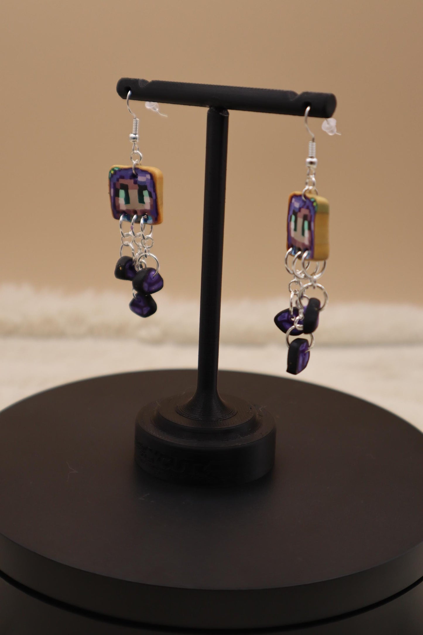 Stardew Abigail’s Amethyst Hoard Dangle Earrings