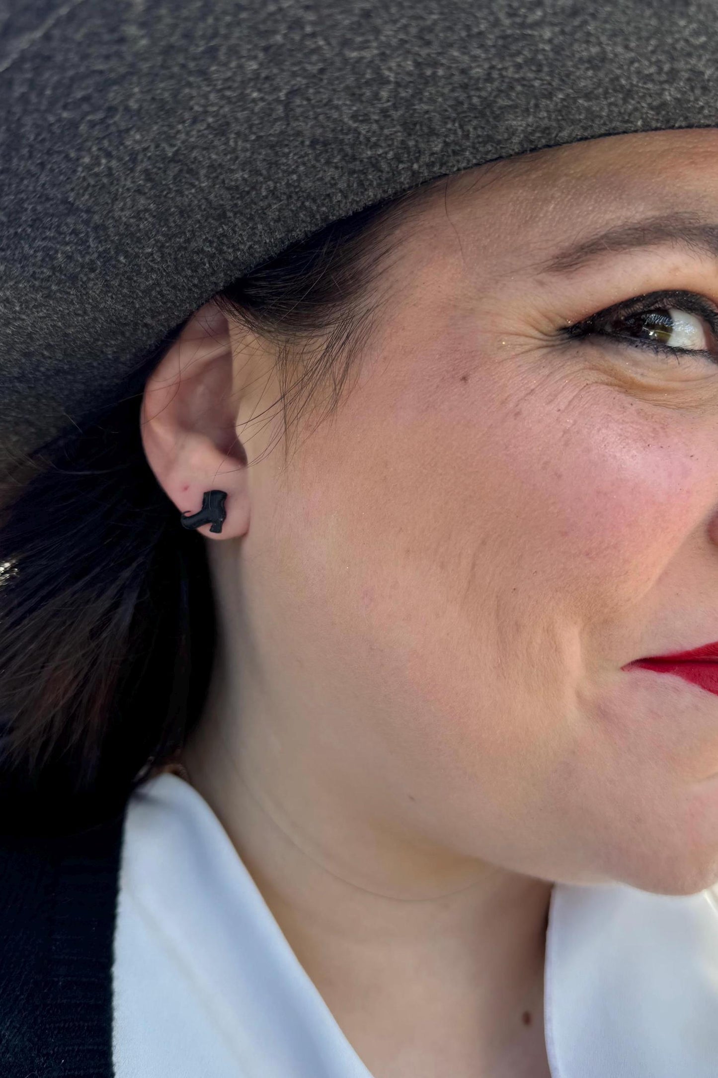 Witch’s Shoes Stud Earrings