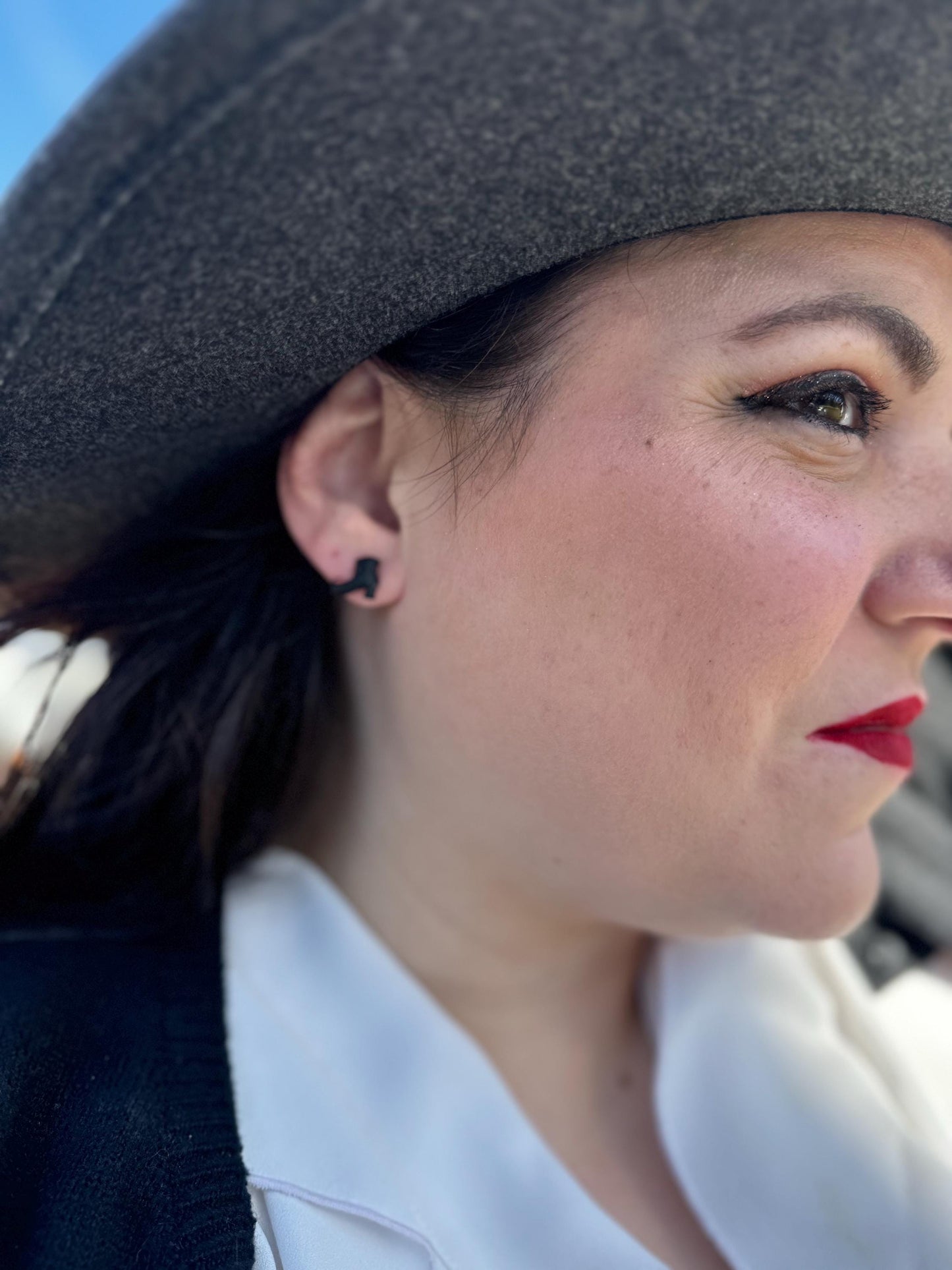 Witch’s Shoes Stud Earrings