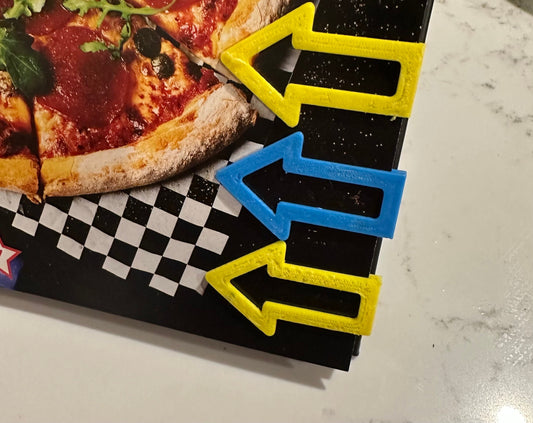 Arrow Bookmarks (Pack of 6) | 3D printed | PLA Filament