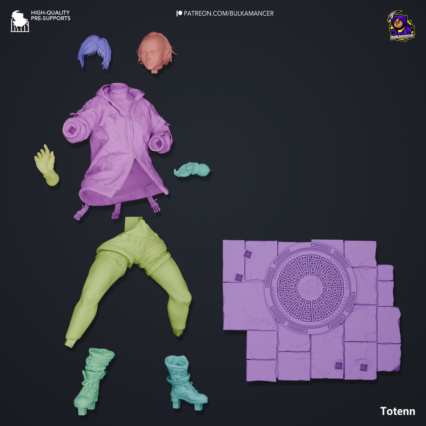 Reina - Tekken 8 | 3D Printed | SOME ASSEMBLY REQUIRED