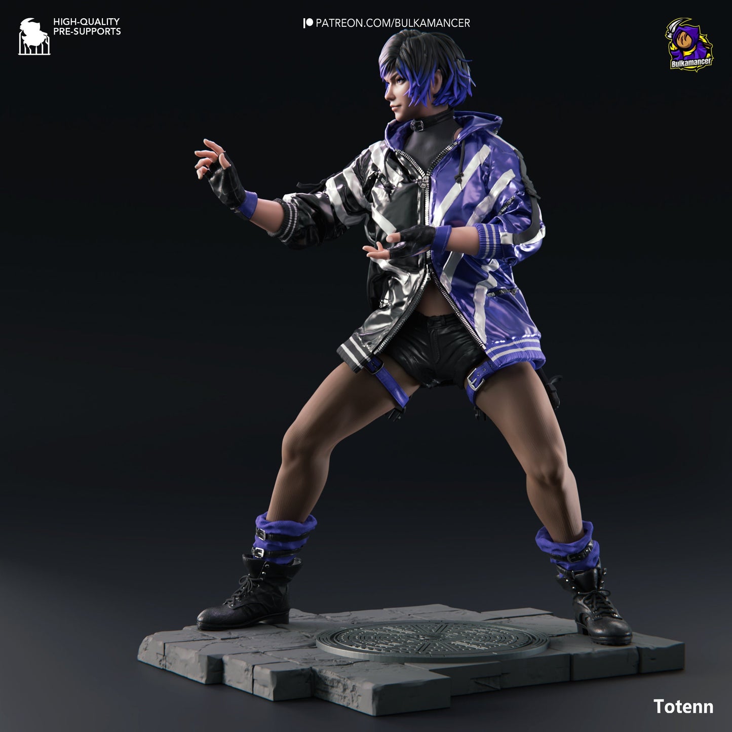 Reina - Tekken 8 | 3D Printed | SOME ASSEMBLY REQUIRED