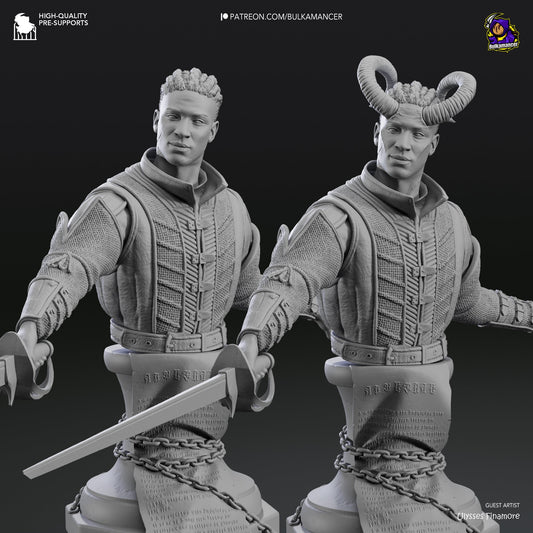 Wyll Baldur's Gate 3 Bust | SOME ASSEMBLY REQUIRED