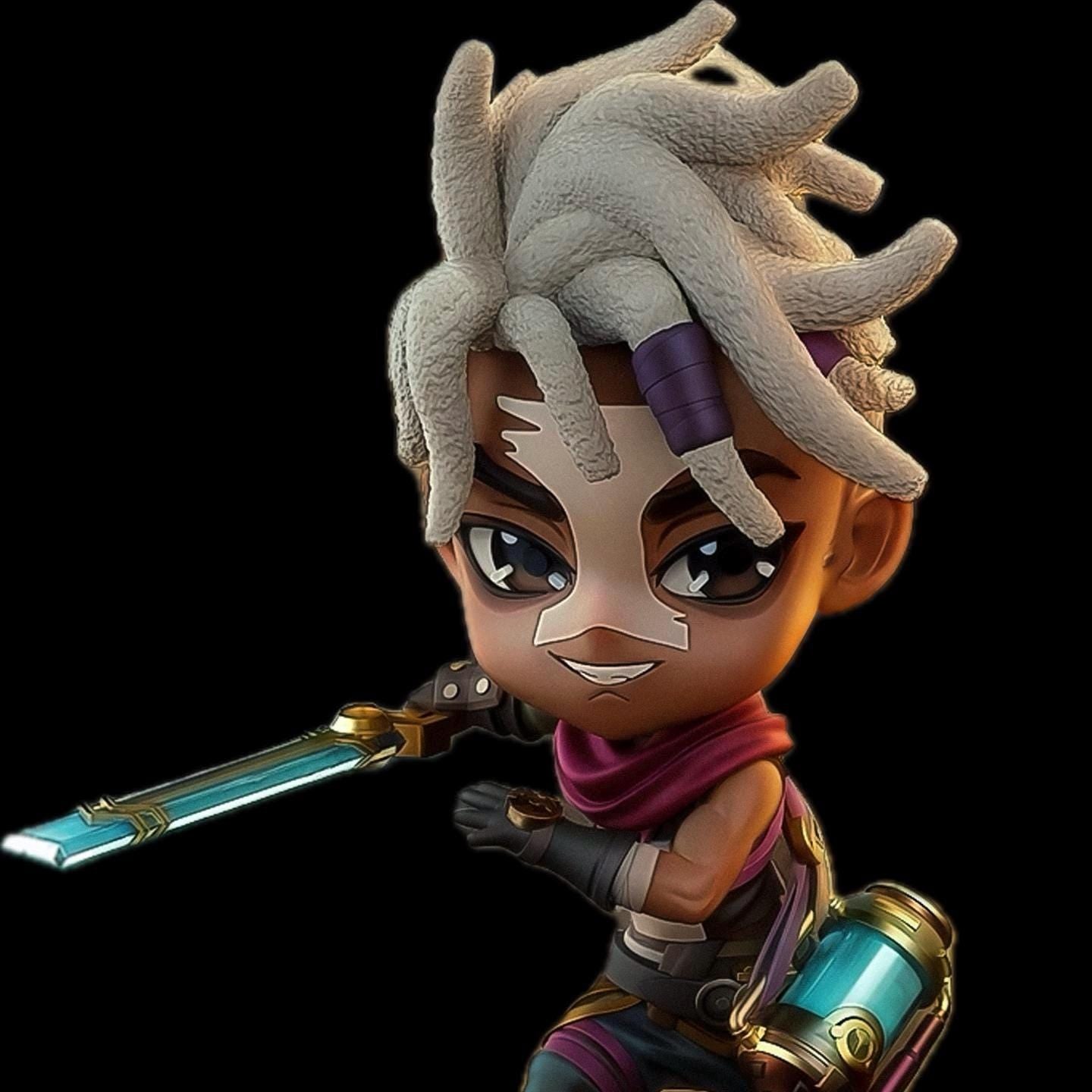 Ekko Arcane Chibi Figurine