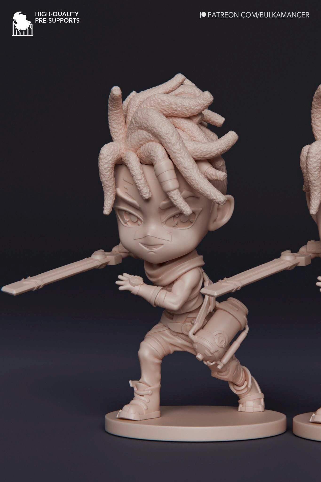 Ekko Arcane Chibi Figurine
